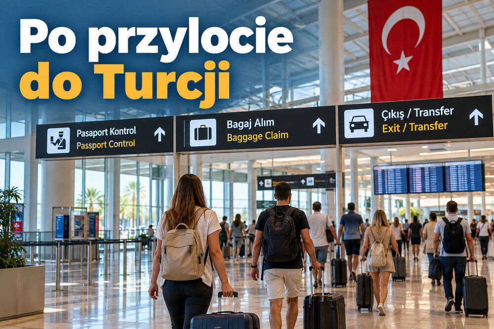 Pierwsze godziny po przylocie do Turcji – kontrola, bagaż, internet, pieniądze i transfer