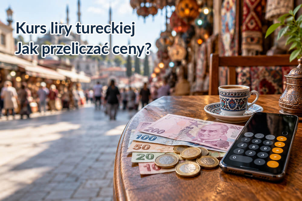Kurs liry tureckiej – jak szybko przeliczać ceny w Turcji i nie korzystać ze starego kursu?