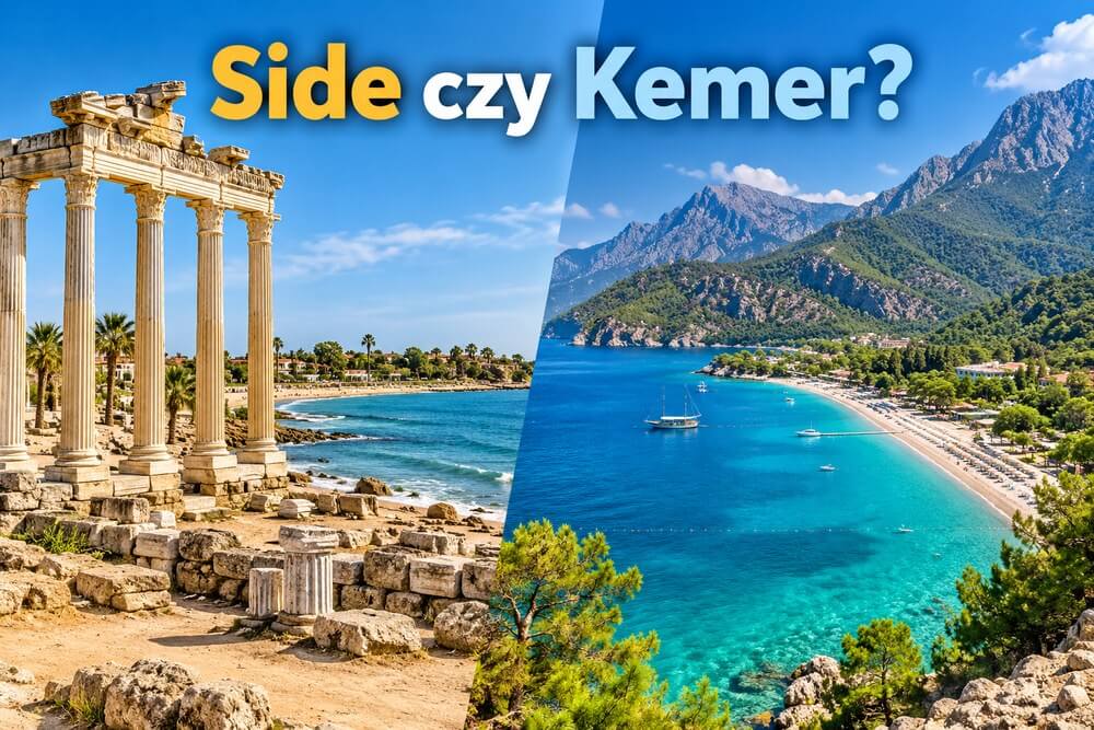 Side czy Kemer – gdzie lepiej jechać na wakacje w Turcji?