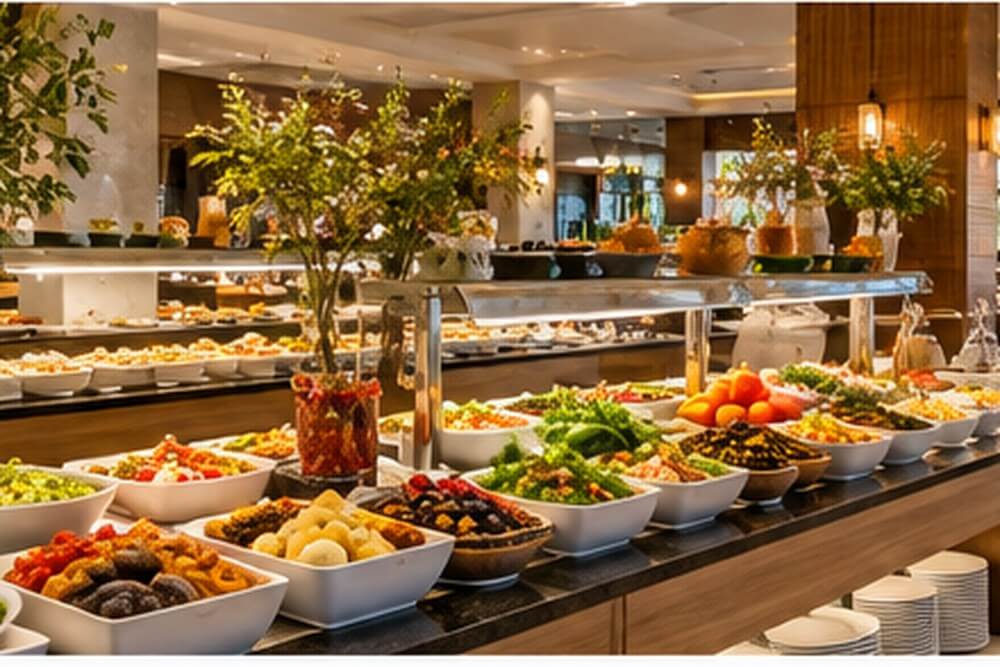 Bufet All Inclusive w tureckim hotelu