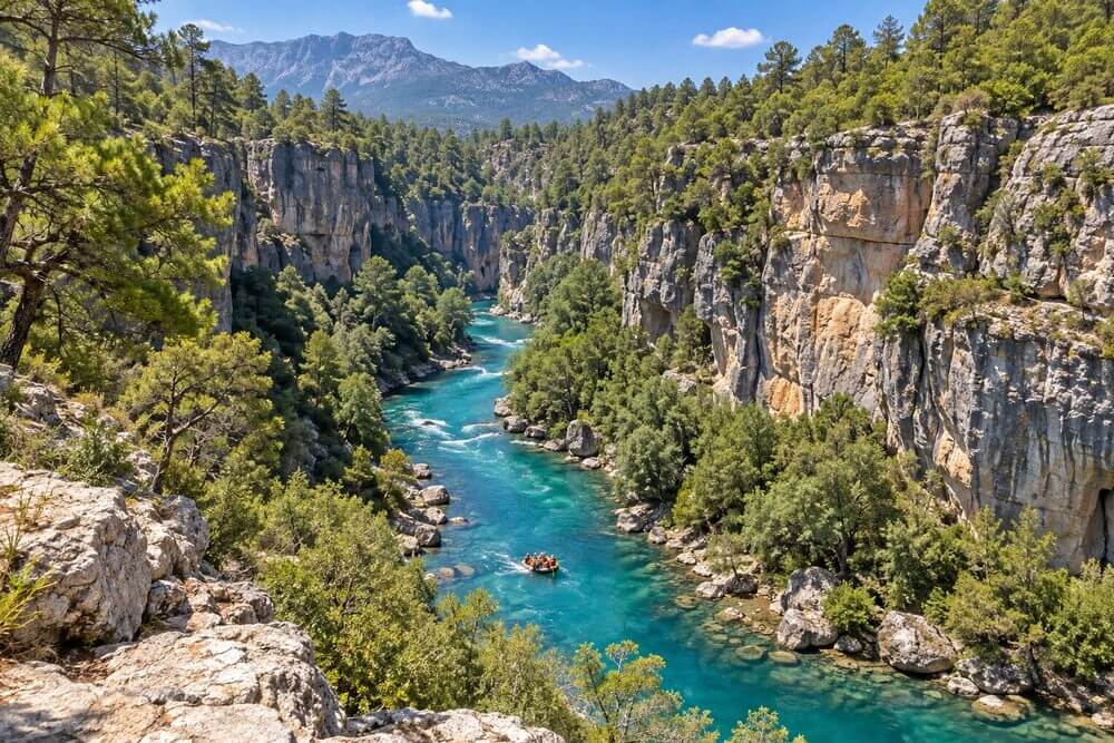 Köprülü Canyon i rafting na rzece Köprüçay