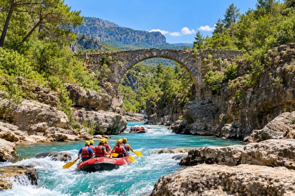 Köprüçay i rafting w Köprülü Kanyon