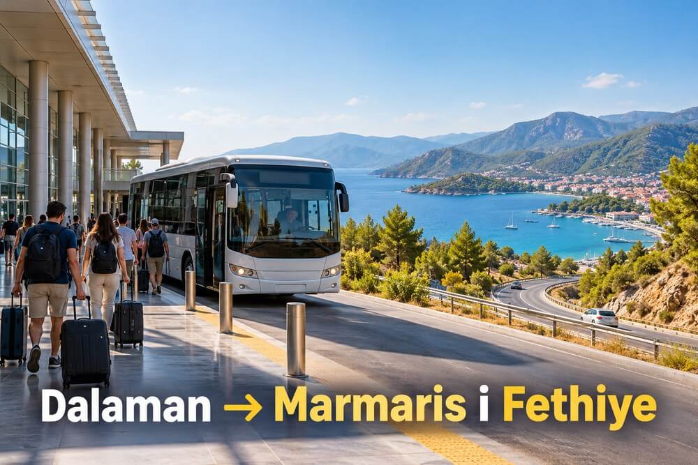 Dalaman – jak dojechać z lotniska do Marmaris i Fethiye?