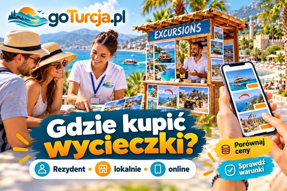 Gdzie kupić wycieczki fakultatywne w Turcji – u rezydenta, lokalnie czy online?